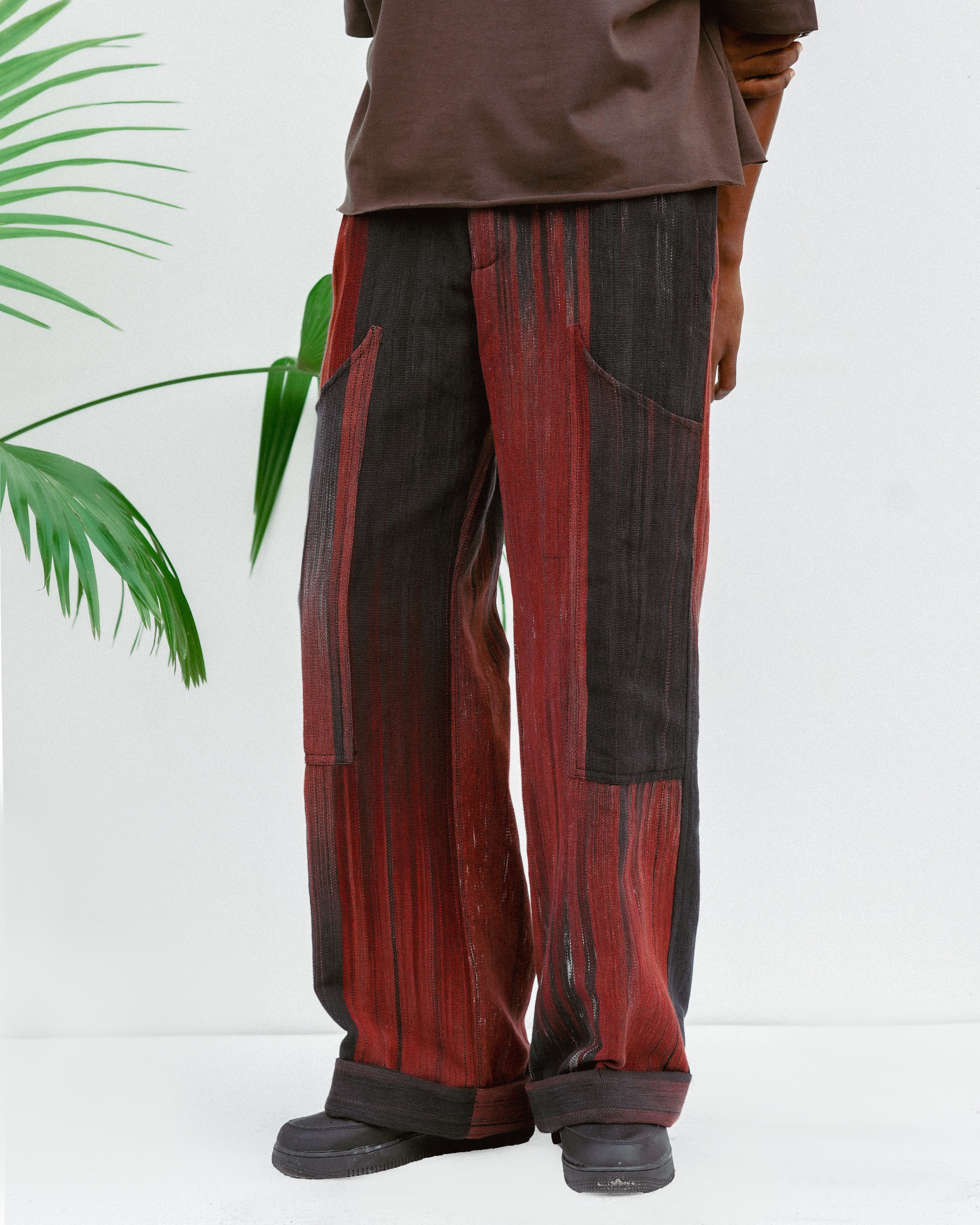 Pantalon droit dégradé