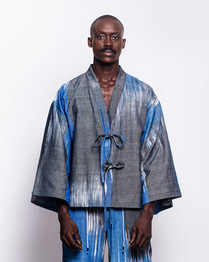 Kimono : Kanvô Dégradé Bleu & Gris