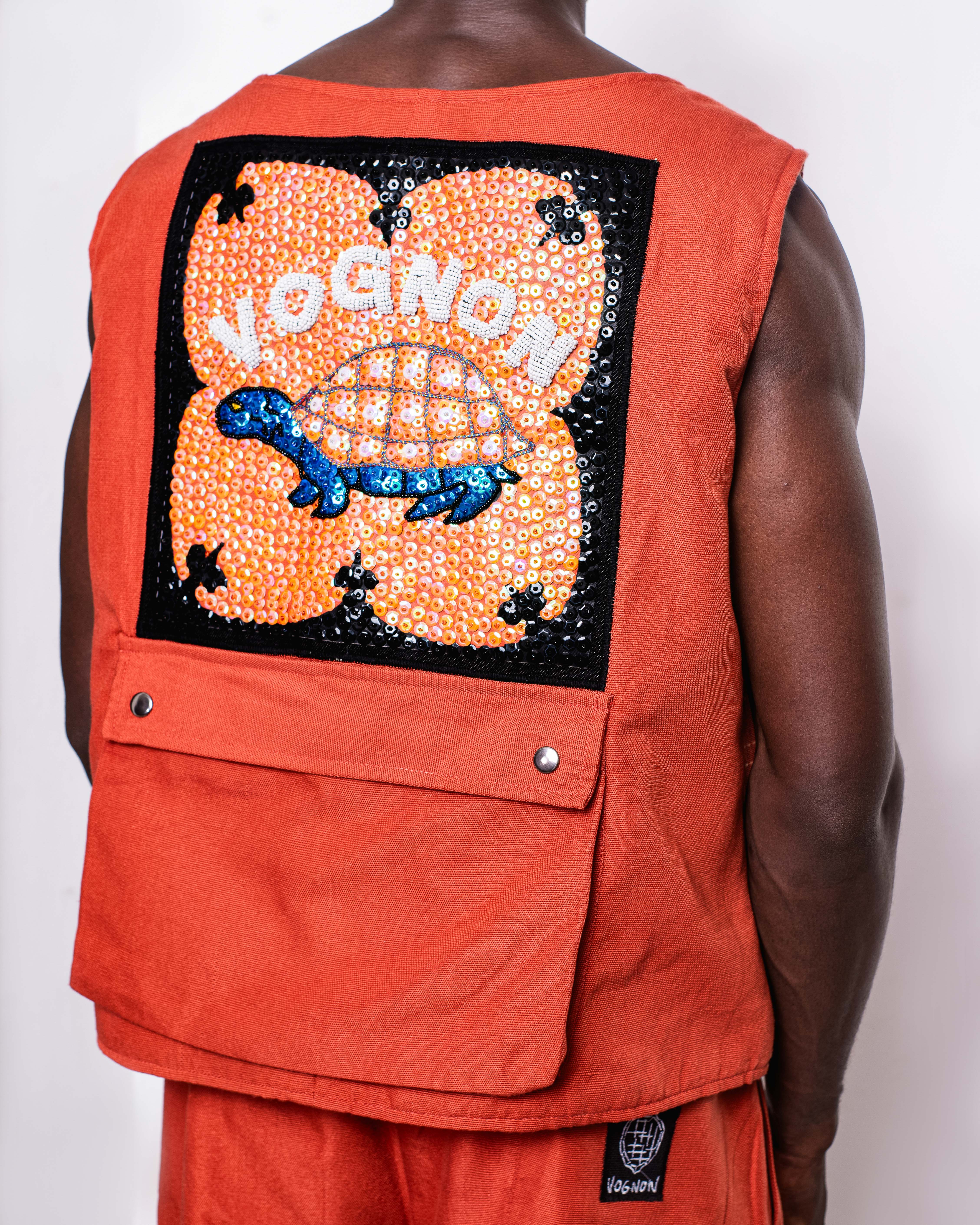 Gilet Vognon Terra-cota