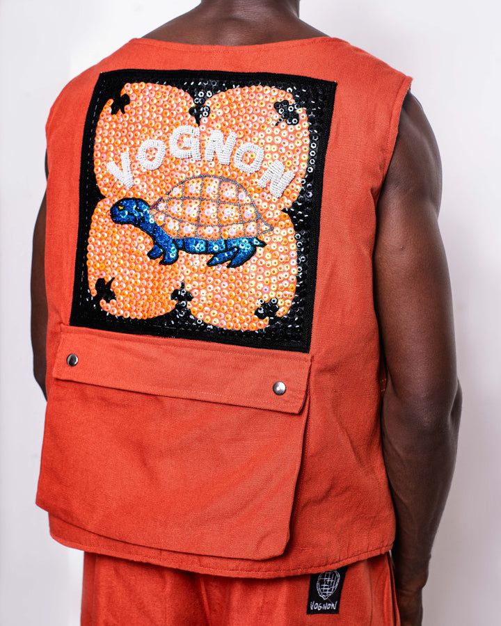 Gilet Vognon Terra-cota