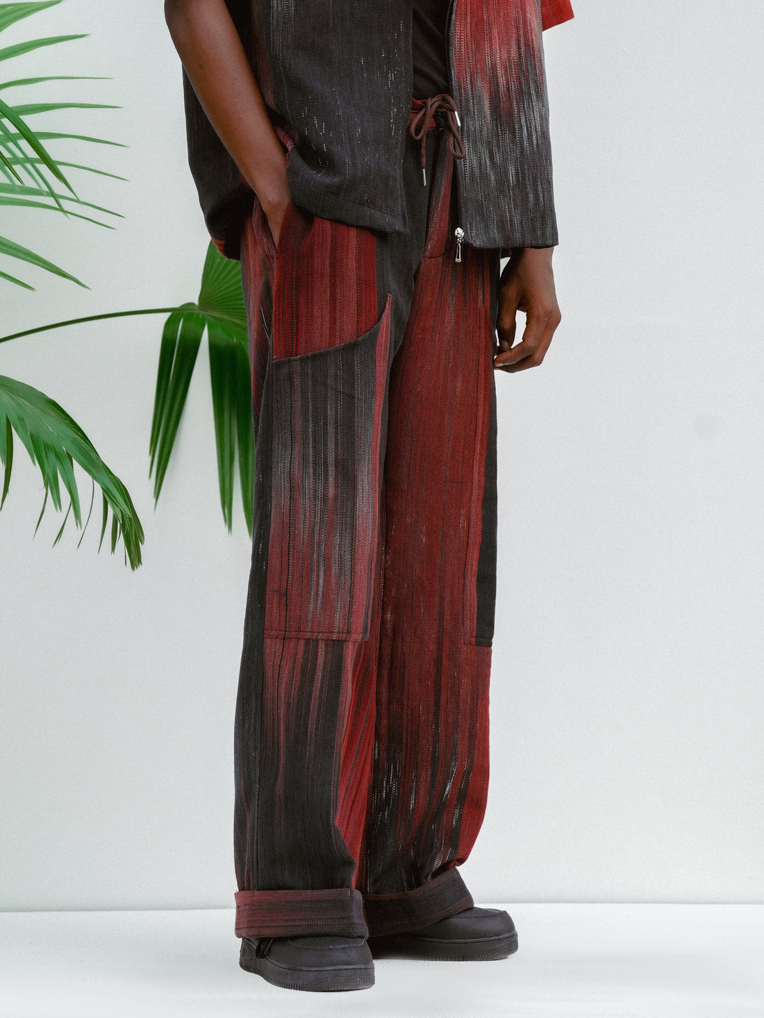 Pantalon droit dégradé