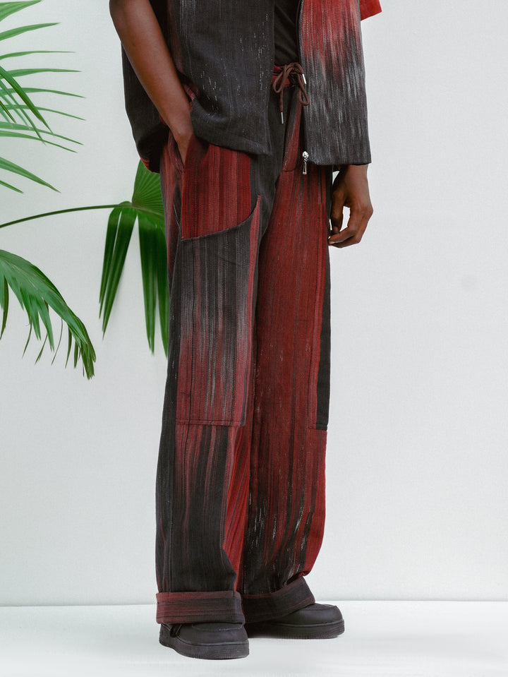 Pantalon droit dégradé