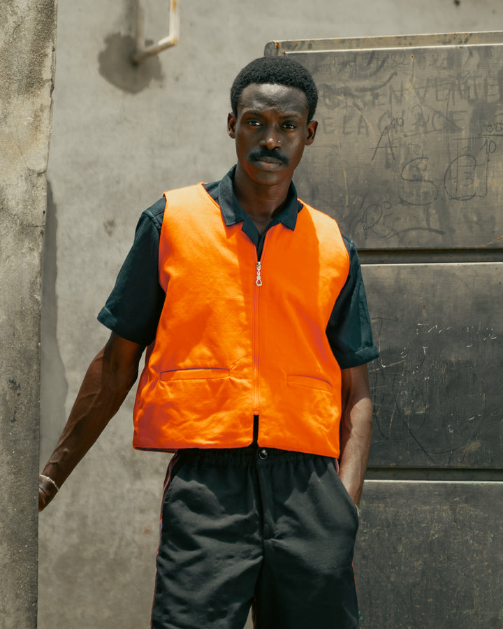 Gilet Vognon Orange Agonglo