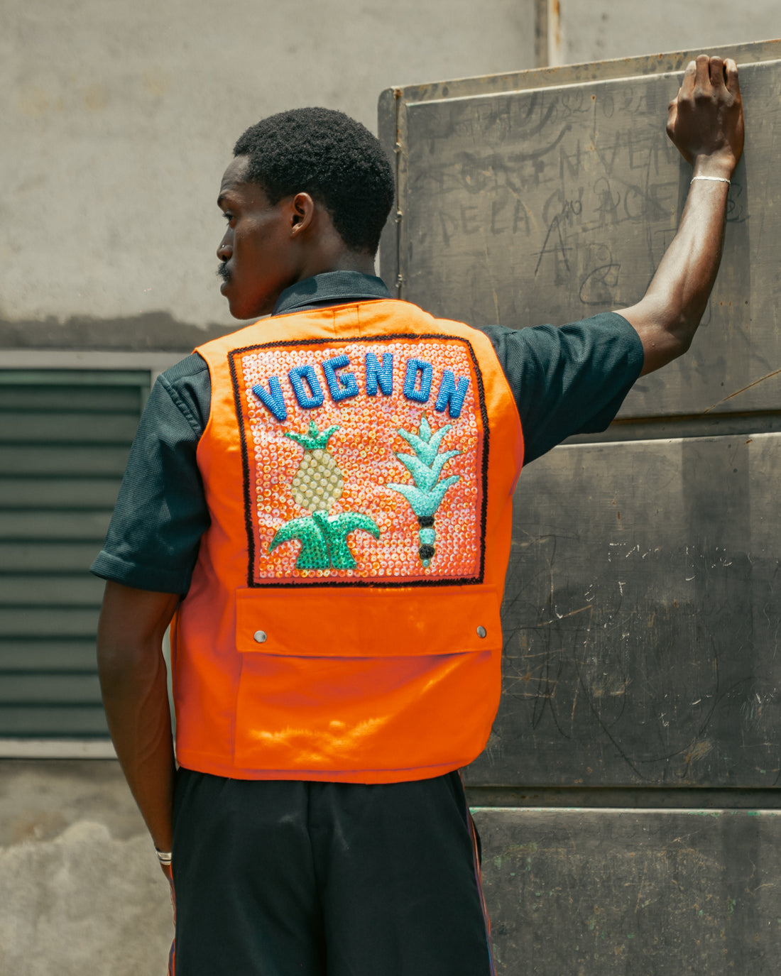 Gilet Vognon Orange Agonglo