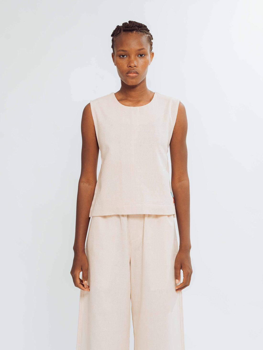 Top femme beige