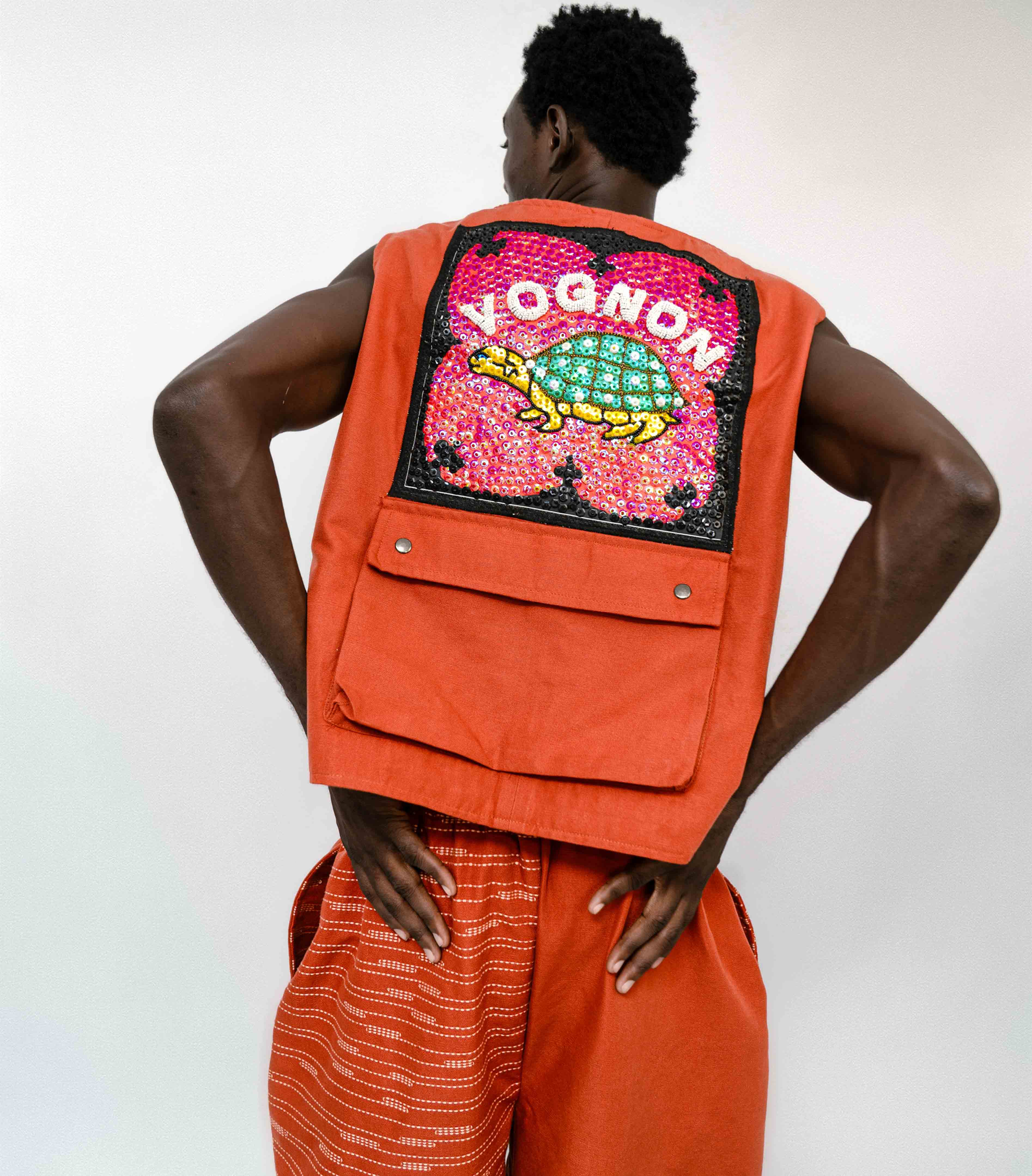 Gilet Vognon Terra-cota