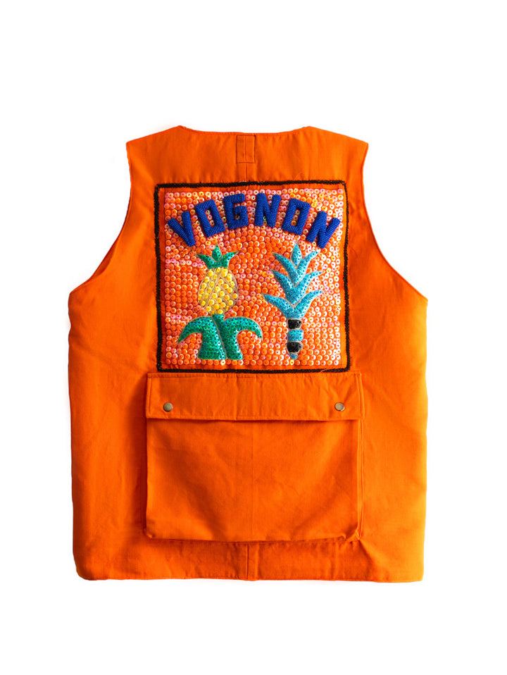 Gilet Vognon Orange Agonglo